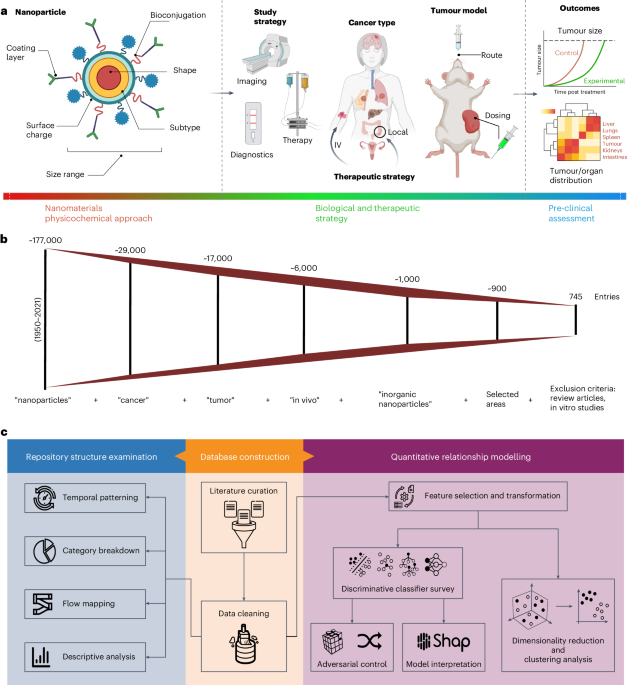A large-scale machine learning analysis of inorganic nanoparticles in preclinical cancer research - Nature Nanotechnology